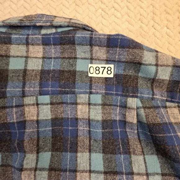Pendleton Beach Boys Board Shirt Mens Large Loop Collar Plaid Limited Edition